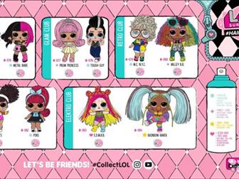   LOL Hair Goals 1  2  ,     ,    YANG QT, HER MAJESTY, SNOW BUNNY,  WITCHAY BABAY,  OOPS BABY,  SPLATTERS,  