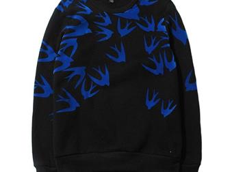  foto    Alexander McQueen Sweater With a Picture of Swallows 32367417  