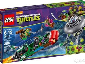      Lego Teenage Mutant Ninja Turtles,    79120 T-Rawket Sky Strike - 2400 , :   