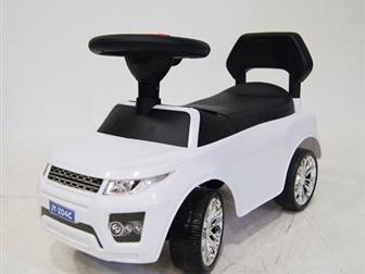 Новый,   доставка на дом, Толокар Range Rover, 52*22,5*30,5 см, звуковые эффекты и световые эффекты (от батареек), колеса: пластик , место для хранения: да, сиденье: в Туле