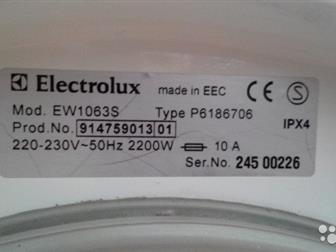     (, )       Electrolux EW1063S,  /  180 ,   ,  