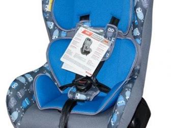 Детское автокресло 0-18кг (0-4 лет) Little Car Soft Серо-голубое / Арт, Новое! Автокресло как на Фото!В Наличии в нашем Магазине Большой выбор автокресел всех возрастных в Воронеже
